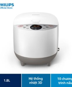 Nồi cơm điện tử Philips HD451555  1.8 lít  5 lớp để dẫn nhiệt tốt