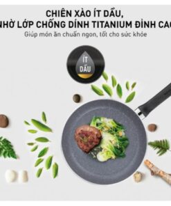Combo Chảo vân đá Tefal Natura Chảo chiên 20cm & Chảo chiên 28cm