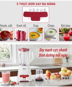 Máy xay sinh tố Tefal Blendforce Piano BL477566 - Đỏ