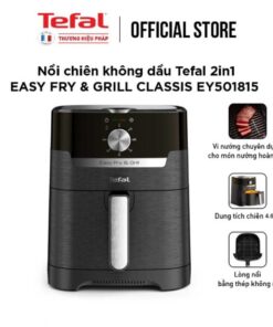 Nồi chiên không dầu Tefal 9 trong 1 Easy fry Oven & Grill FW501815 4.9 209 Đánh Giá 673 Đã B