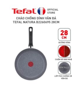 Combo Chảo vân đá Tefal Natura Chảo chiên 20cm & Chảo chiên 28cm