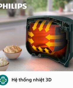 Nồi cơm điện tử Philips HD451862  1.8 lít  6 lớp, lòng nồi dày