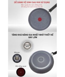 Chảo chống dính vân đá Tefal Natura B2260495 24cm
