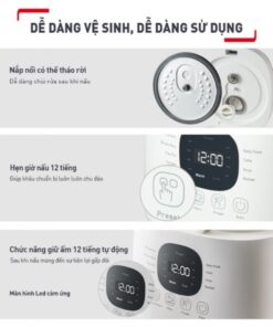Nồi cơm điện tử Tefal Rice Mate Mini 0.7L RK515168