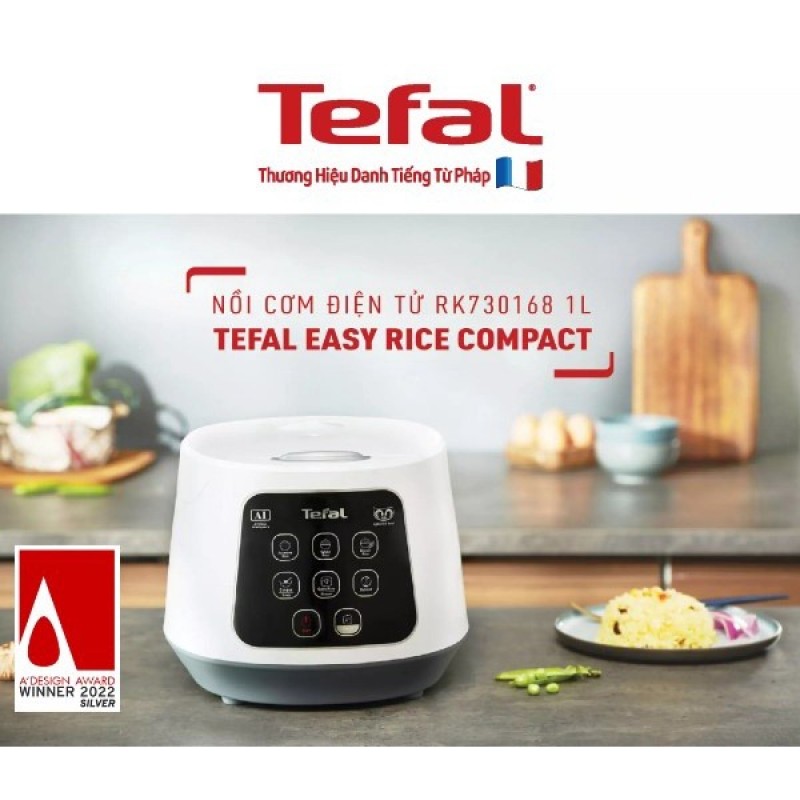 Nồi cơm điện Tefal Easy Rice Compact RK730168 - 600W, 1L Nồi cơm điện Tefal Easy Rice Compact RK730168 - 600W, 1L