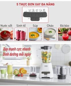 Máy xay sinh tố, xay thịt, xay thực phẩm Tefal BL47YB66, 800W, 2L